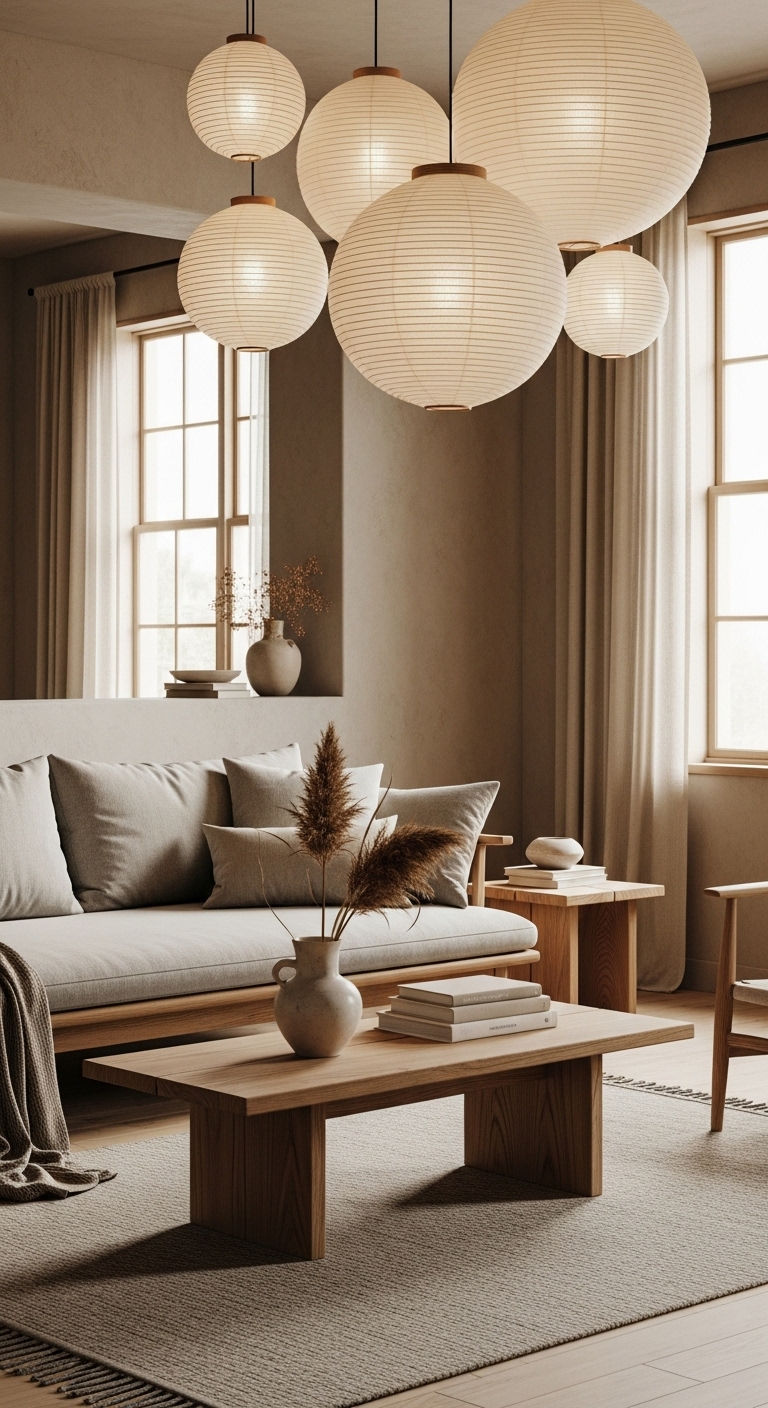 9. Japandi Linen Serenity
