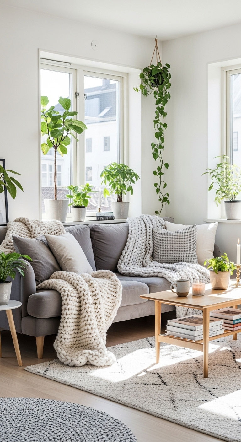 3. Scandi Cozy Corner