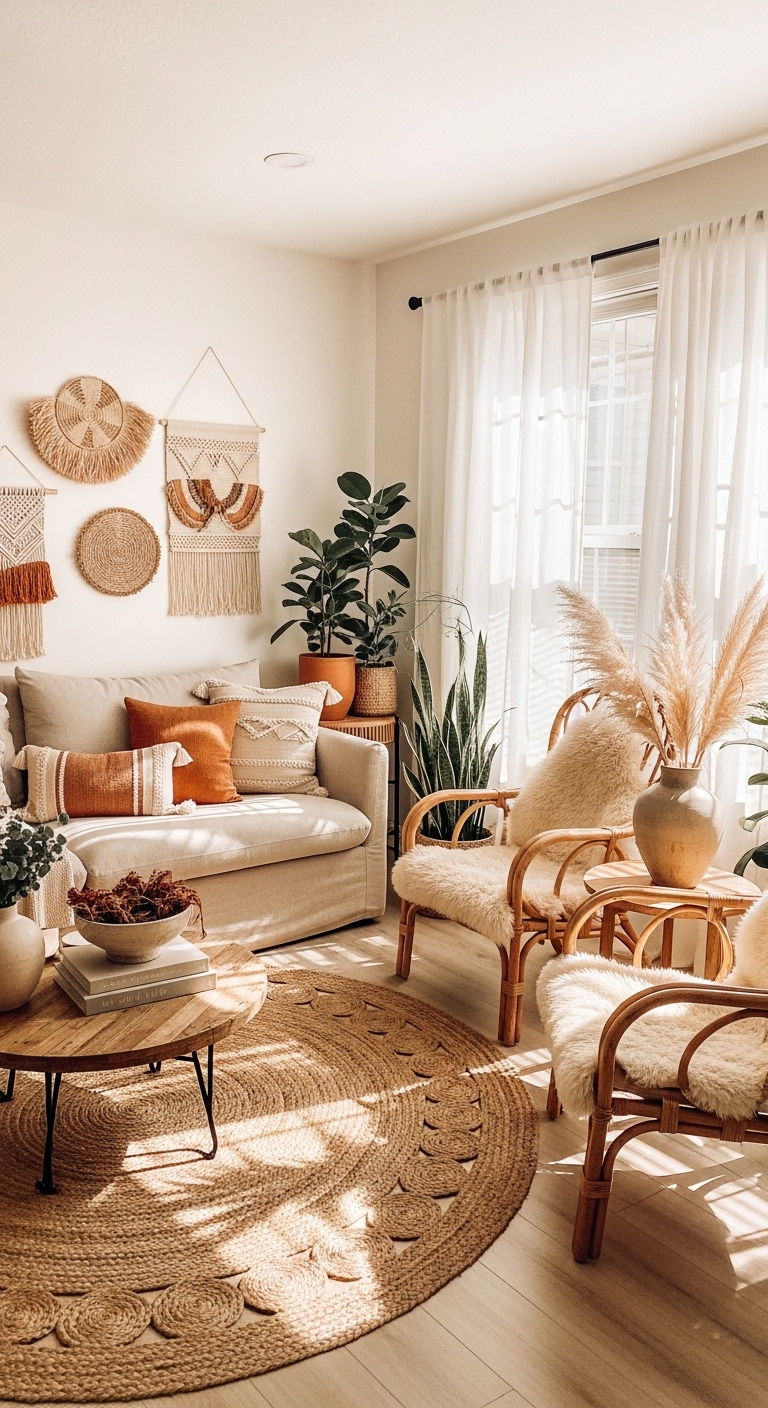 1. Sun-Kissed Linen Boho Haven