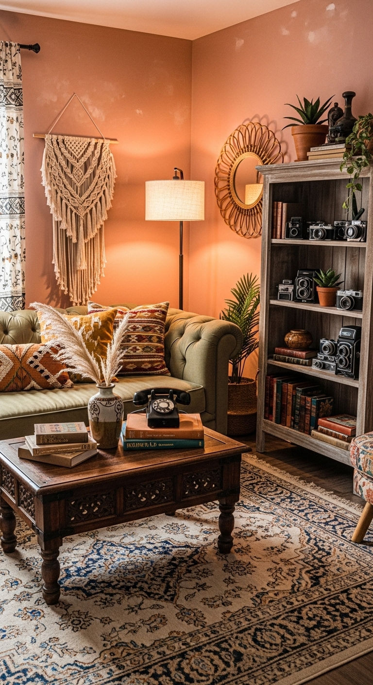 5. Vintage Boho Charm Corner