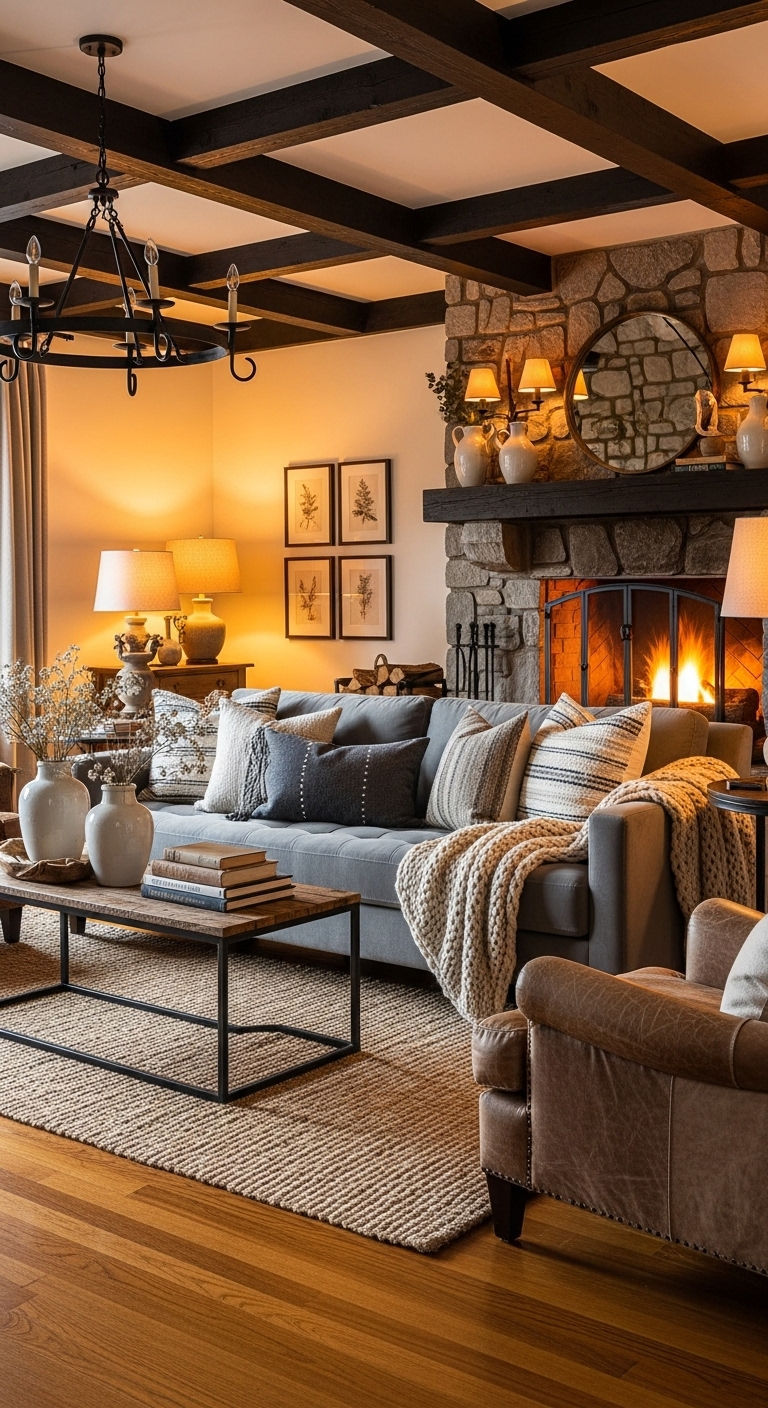 7. Warm Rustic Contrast