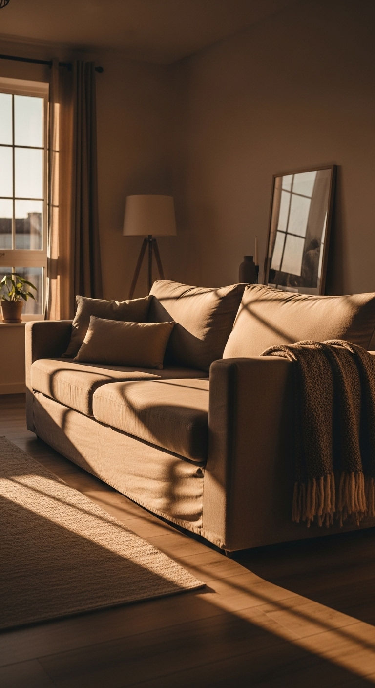 12. Warm Sunset Linen Glow