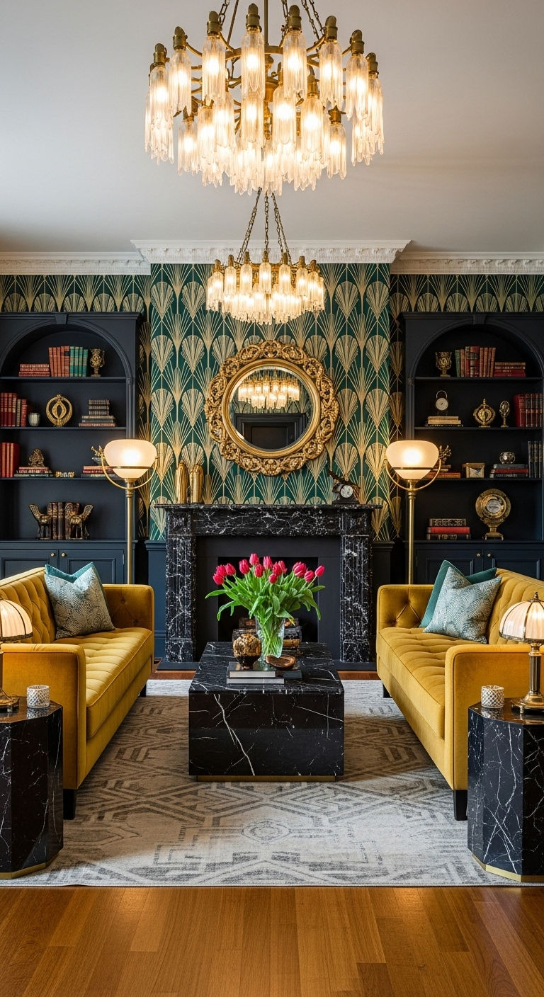 7. Art Deco Elegance