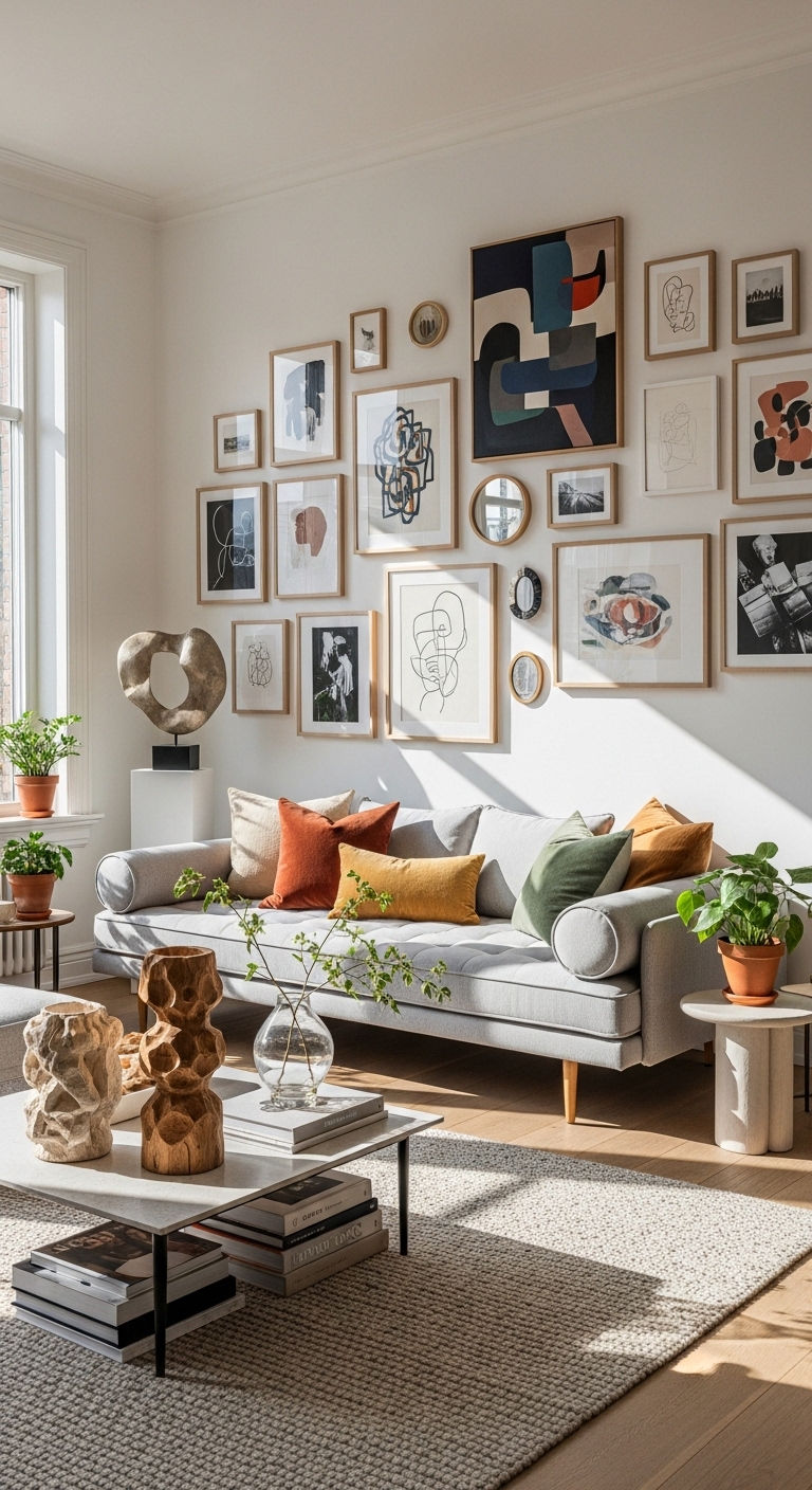 17. Artistic Daybed Gallery Room