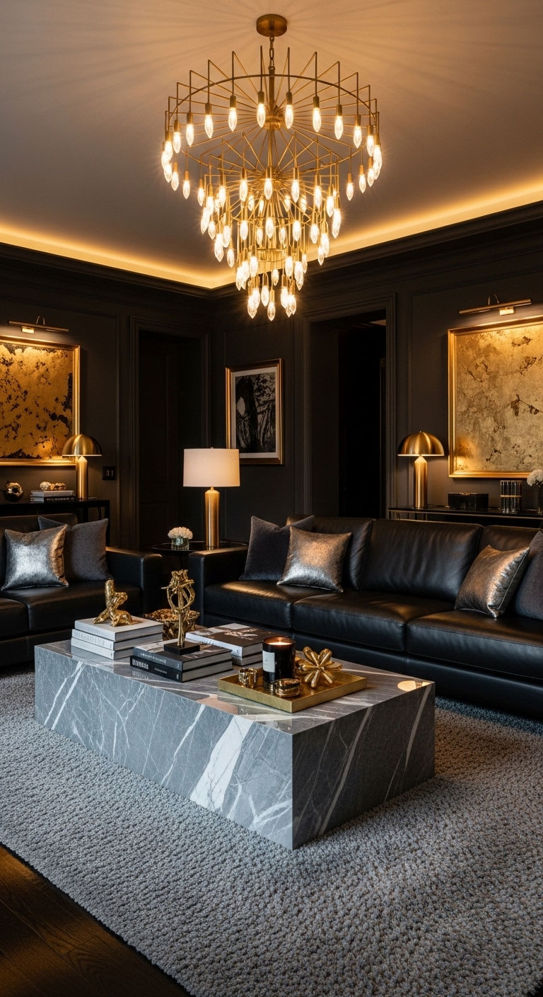 4. Black Elegance Lounge