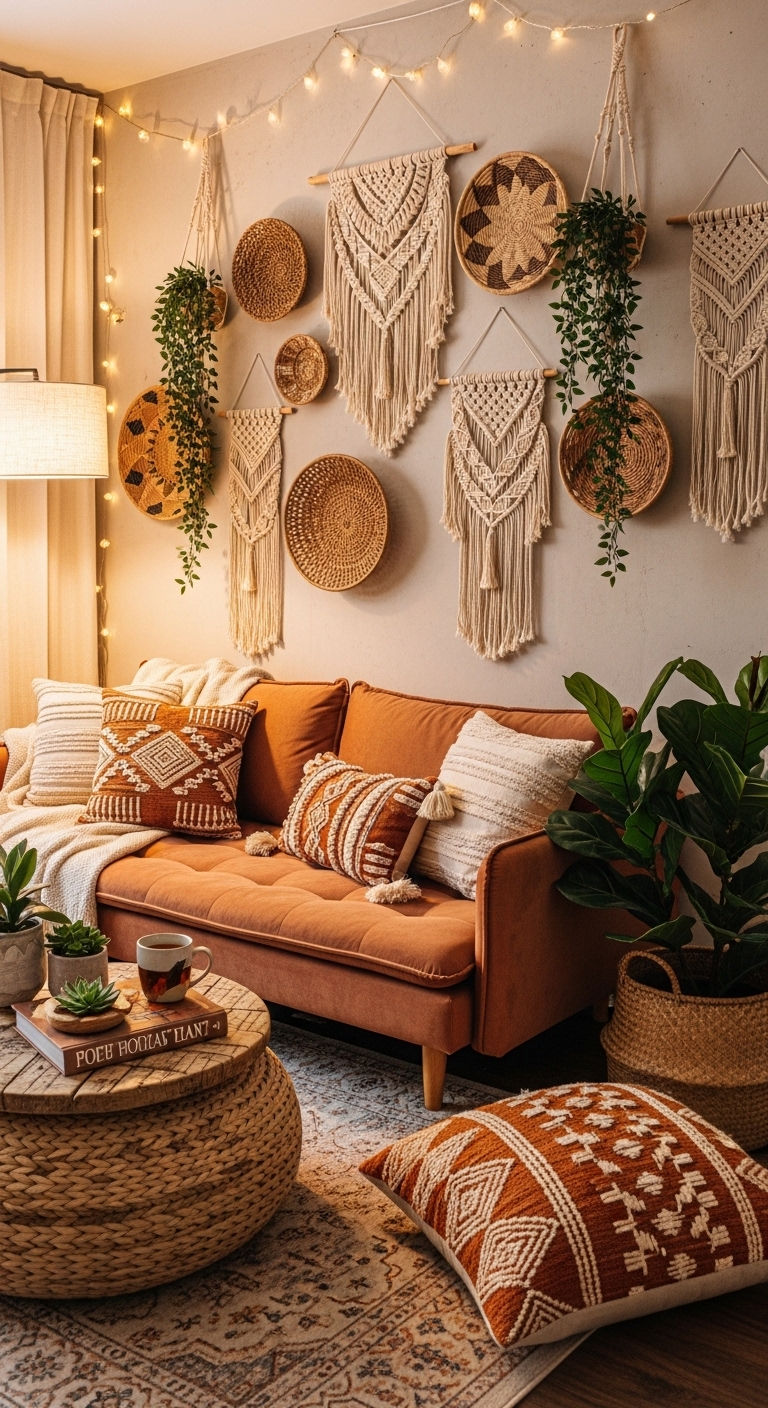 17. Boho Layered Wall