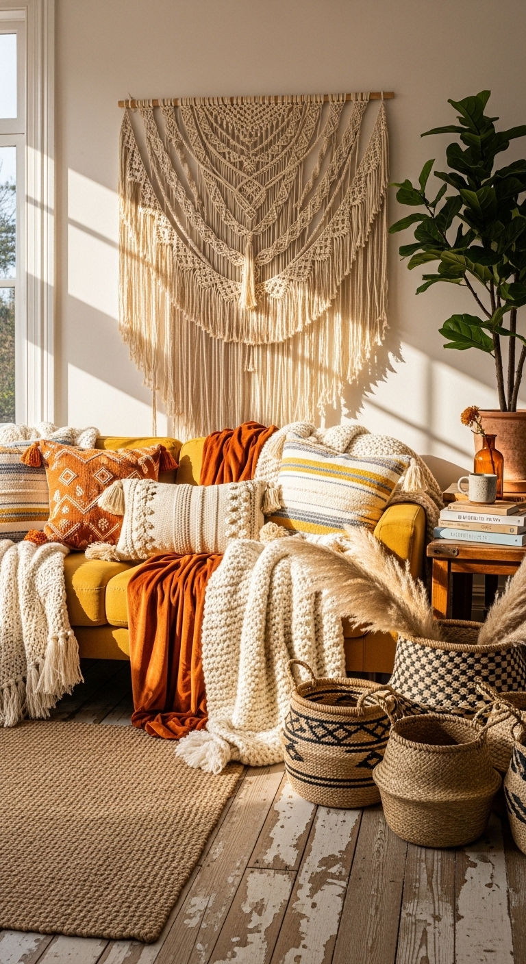 6. Boho Sunshine Corner