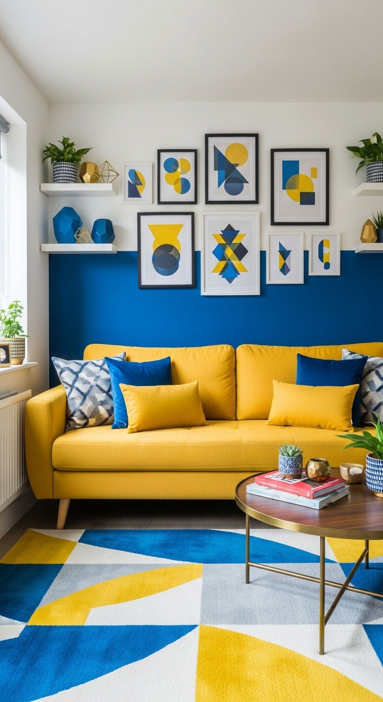 10. Bold Color Pop Seating