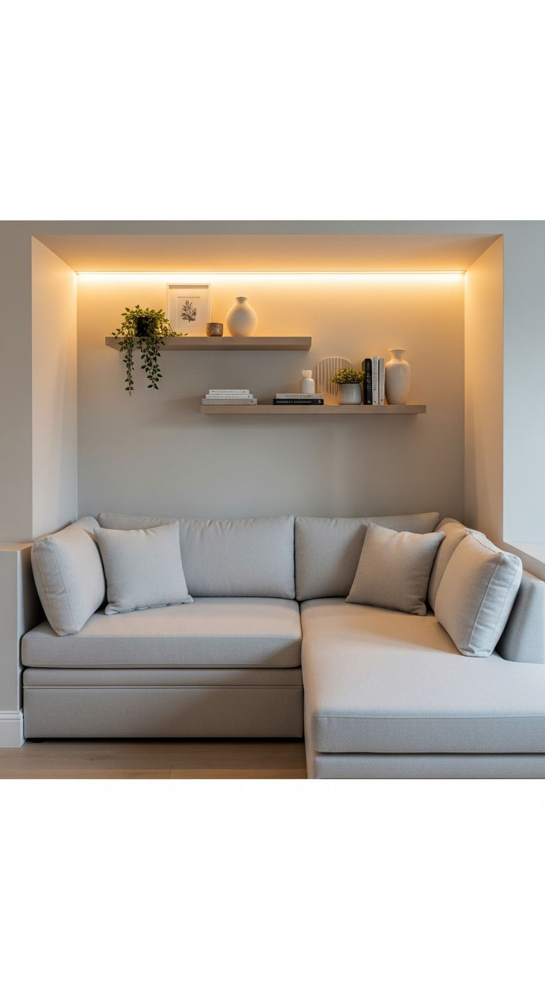 8. Built In Sectional Nook