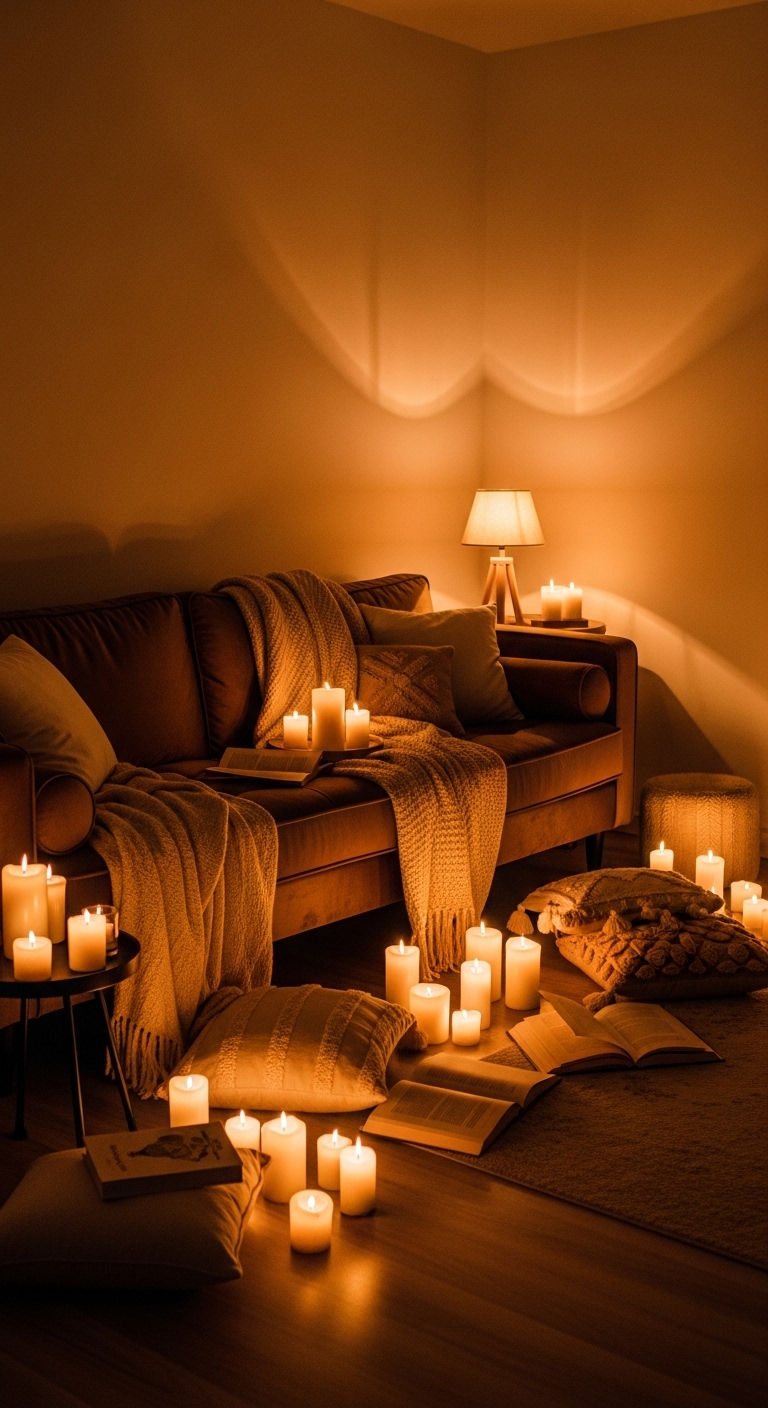 18. Candlelit Cozy Evenings