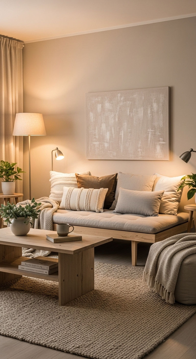 13. Classic Neutral Daybed Comfort