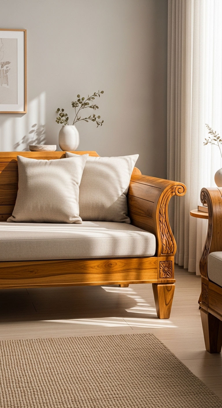 1. Classic Teak Elegance