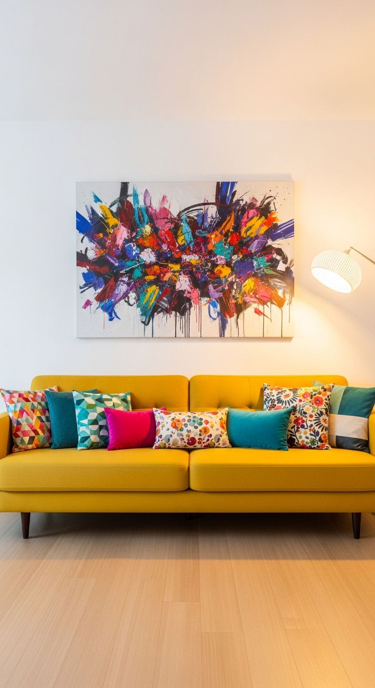 12. Color Pop Cozy Corner