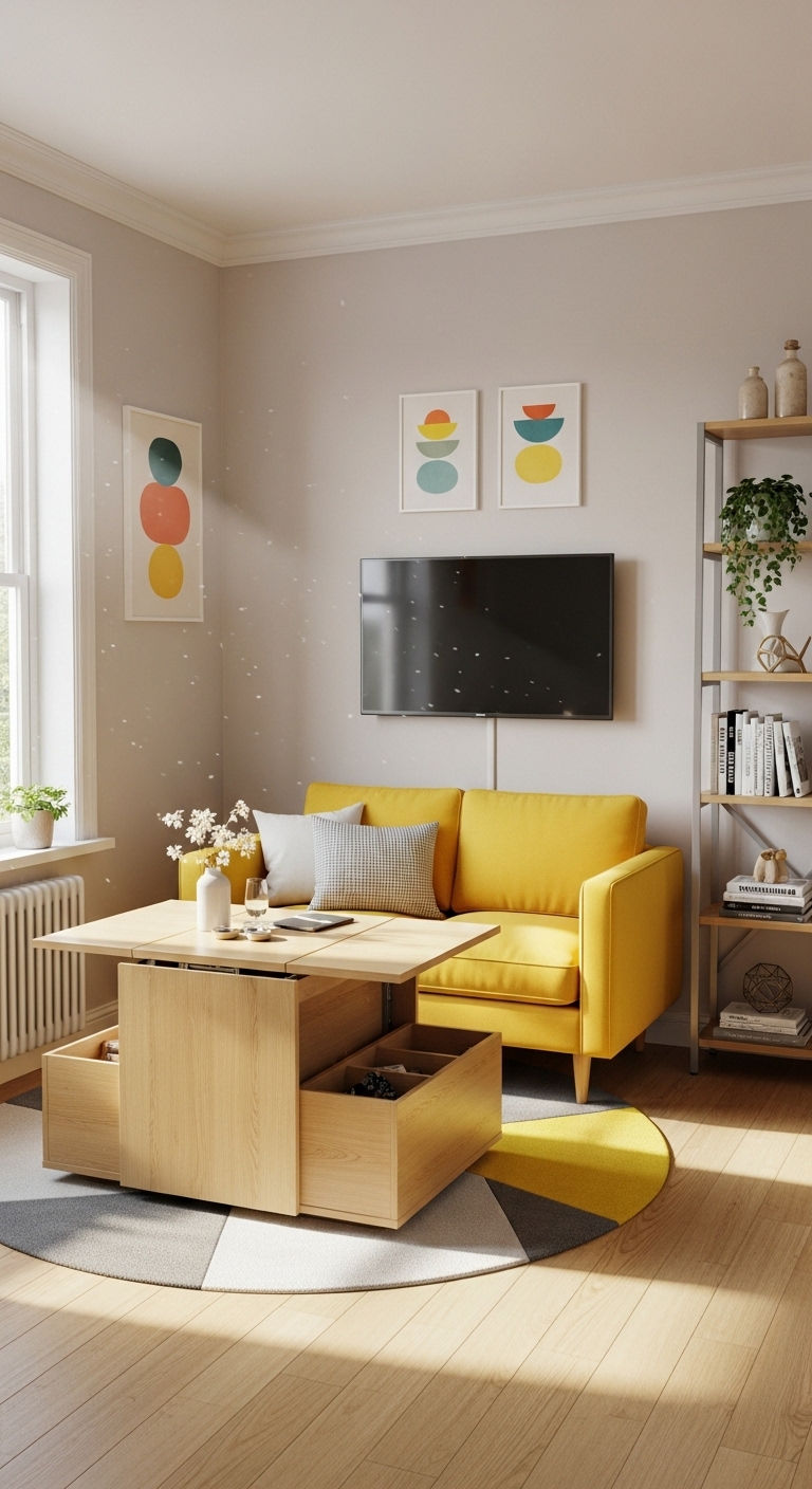 17. Compact Apartment Brightness