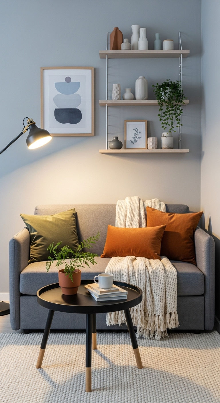 15. Compact Stylish Corner