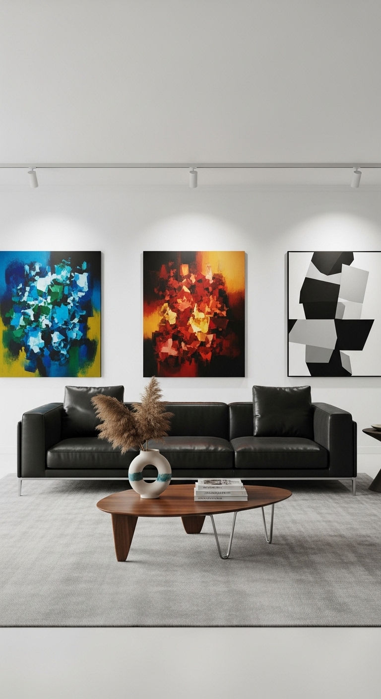 9. Contemporary Art Gallery Living