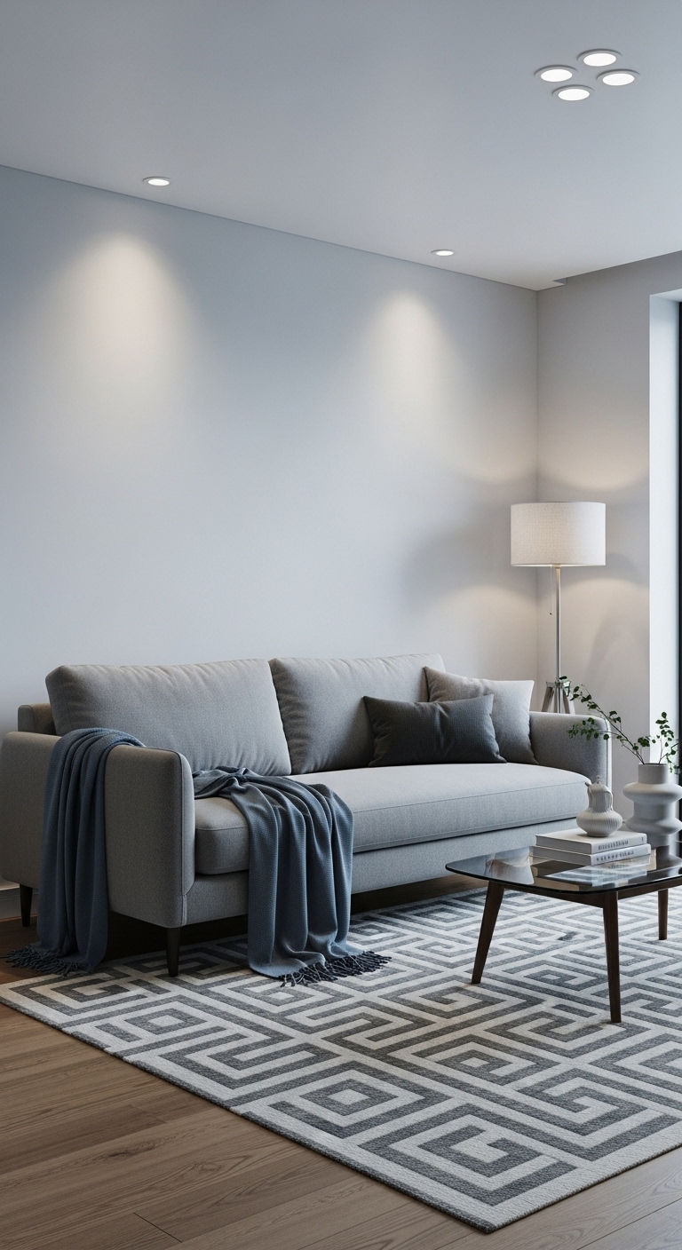 9. Contemporary Grey Chaise Lounge Design