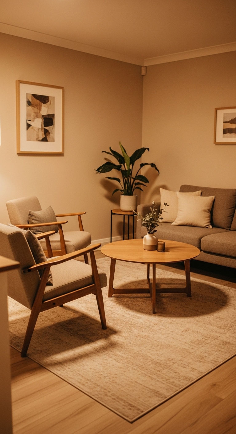 18 Small Living Room Sofa and Chair Layout Ideas for Better Flow 3 2. Corner Comfort Setup