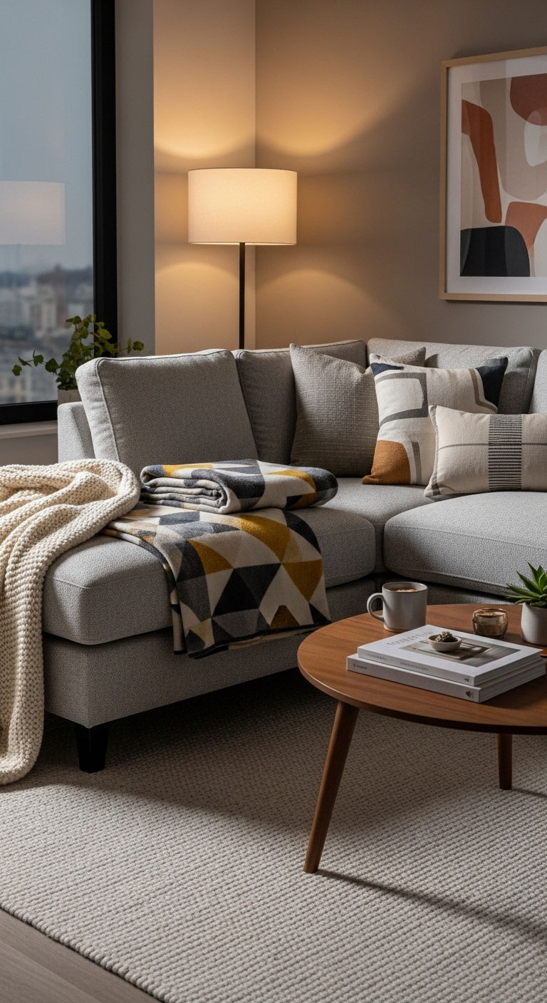 18. Corner Sectional Chaise Lounge Setup