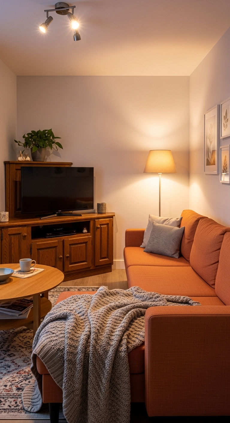 21. Corner TV Compact Setup