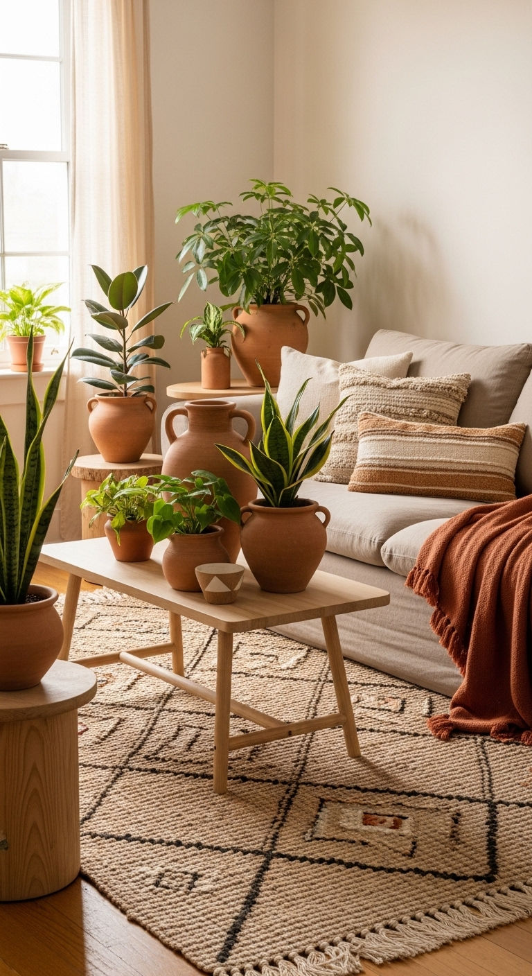 3. Cozy Earth-Tone Haven