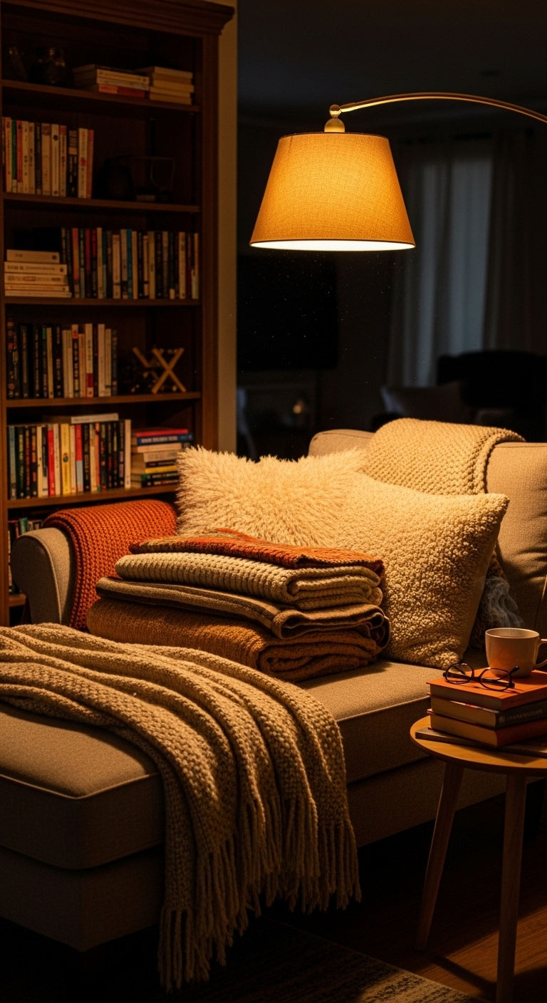 2. Cozy Reading Nook with Chaise Lounge