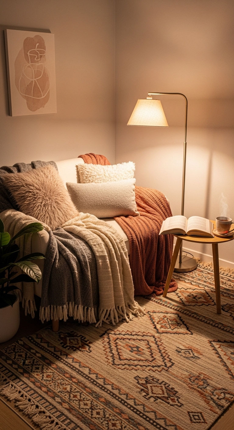 15. Cozy White Corner