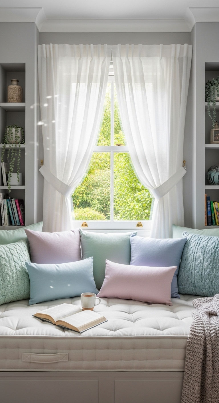 4. Cozy Window Nook Daybed