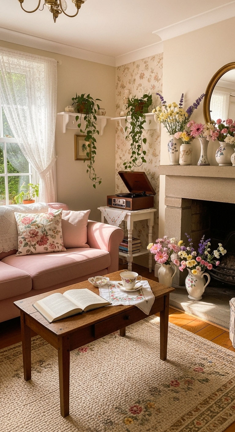 20. Cute Cottagecore Pink