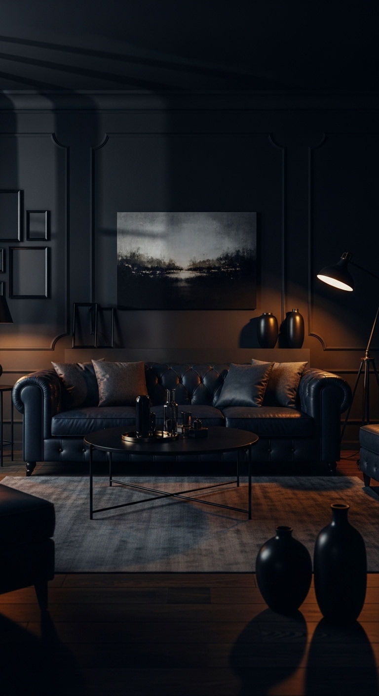 10. Dark Moody Blue Den