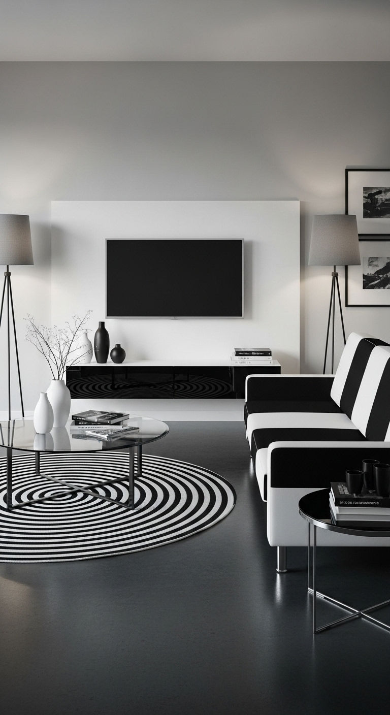 15. Elegant Monochrome Look