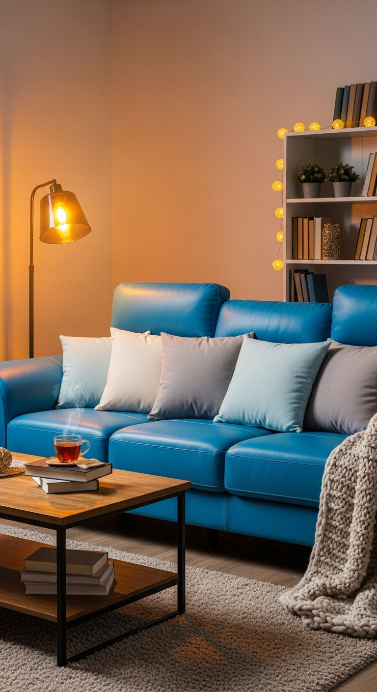 11. Family-Friendly Blue Comfort