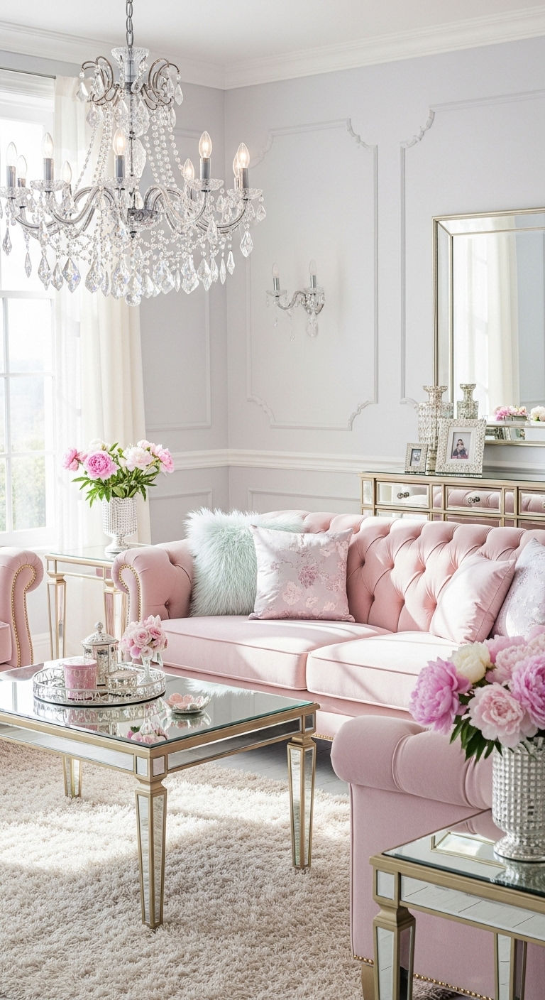 4. Glamorous Blush Retreat