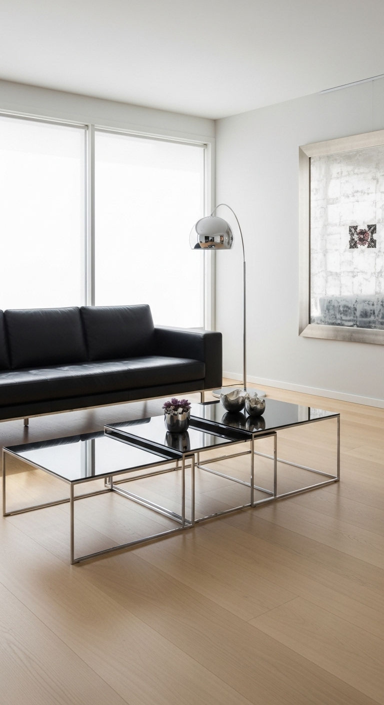 17. Glass and Leather Harmony