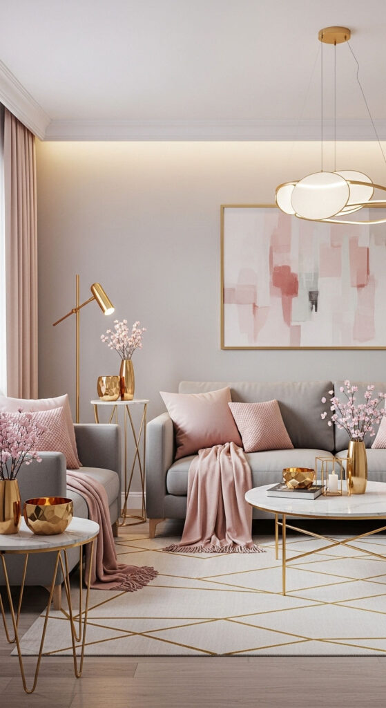 Grey Blush Elegance