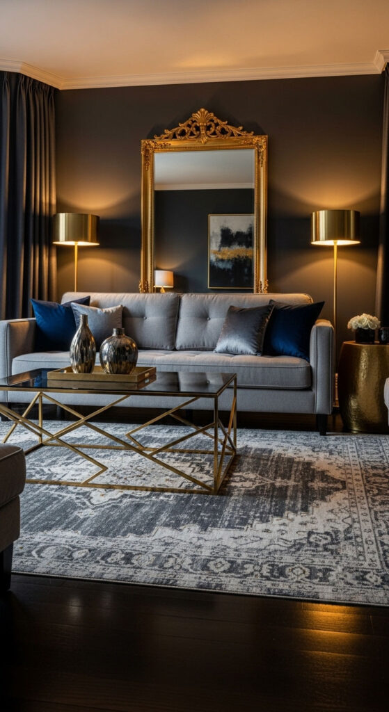Grey Navy Sophistication
