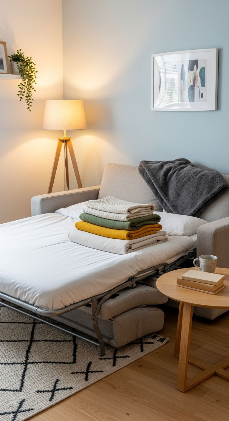 16. Guest Ready Minimal Living Room