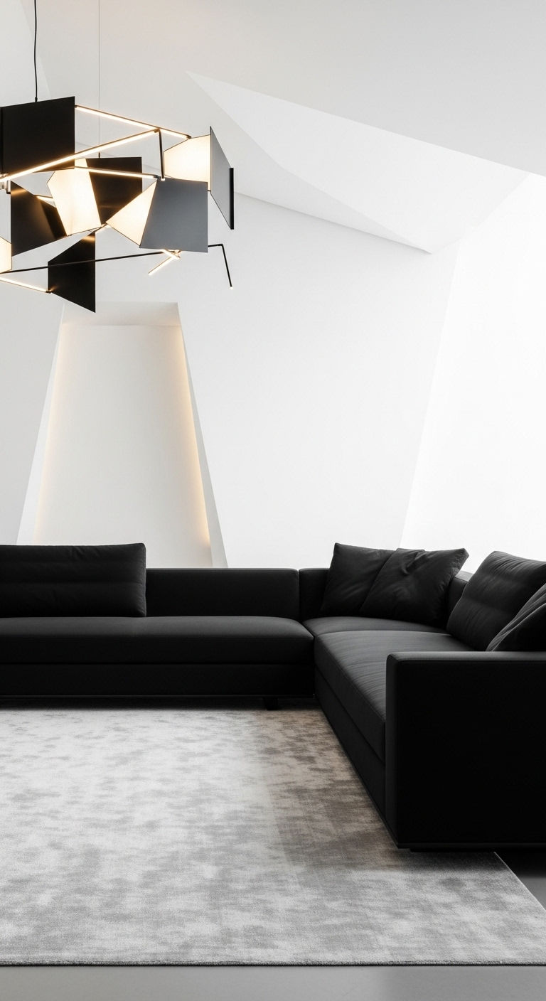 17. High Contrast Luxury Living