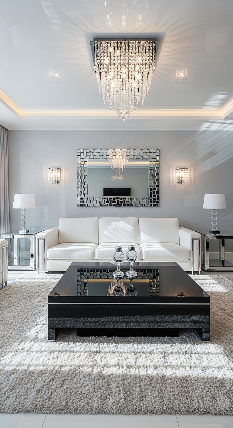 12. High-Gloss Modern Glam