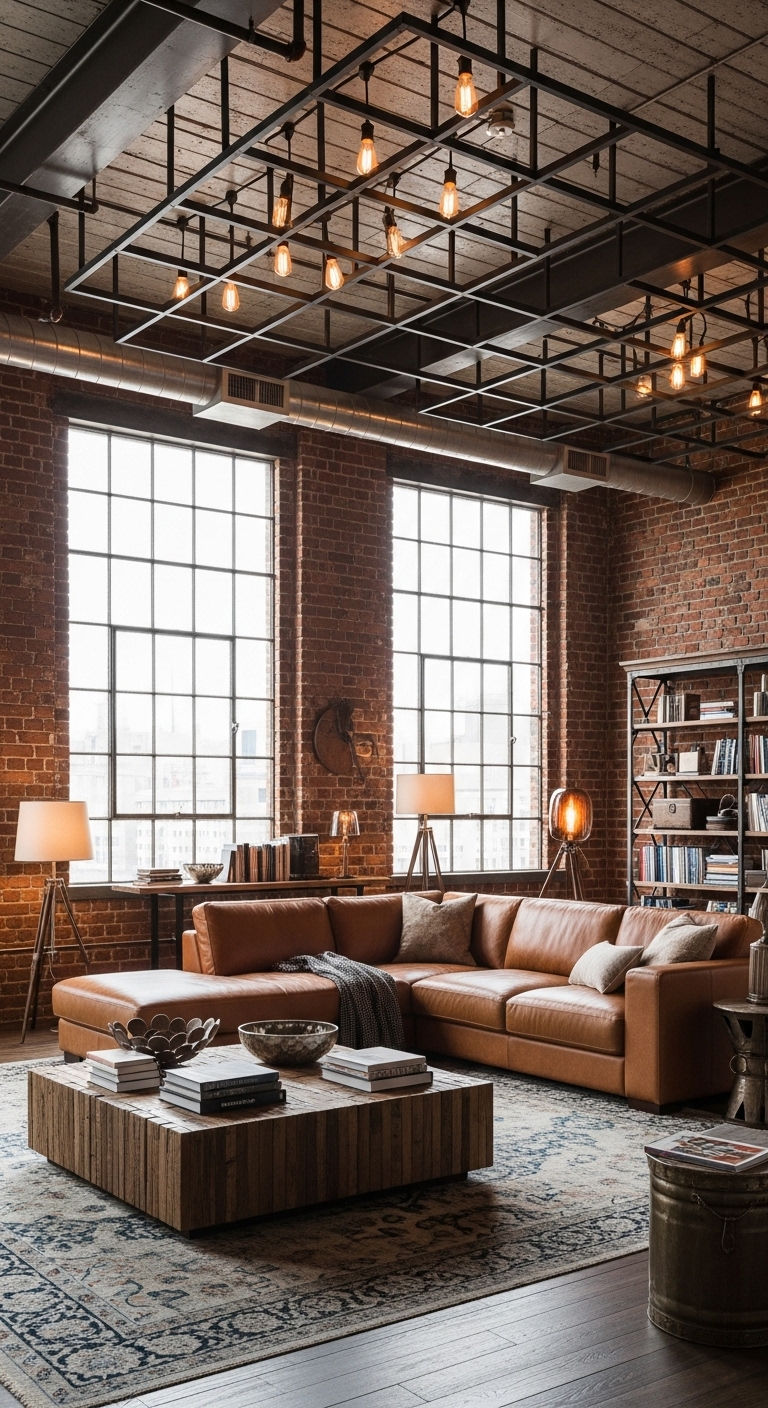 16. Industrial Loft Sectional