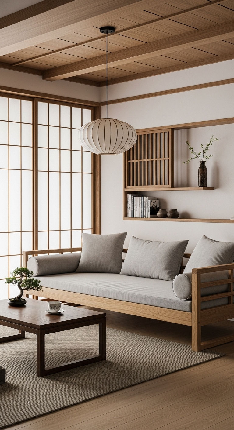 14. Japanese Zen Daybed Space
