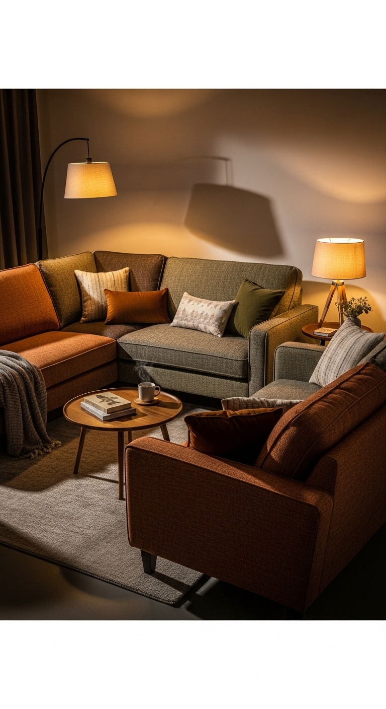 18 Small Living Room Sofa and Chair Layout Ideas for Better Flow 7 6. L Shape Flow Trick