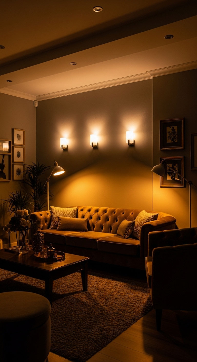 23. Layered Lighting Glam