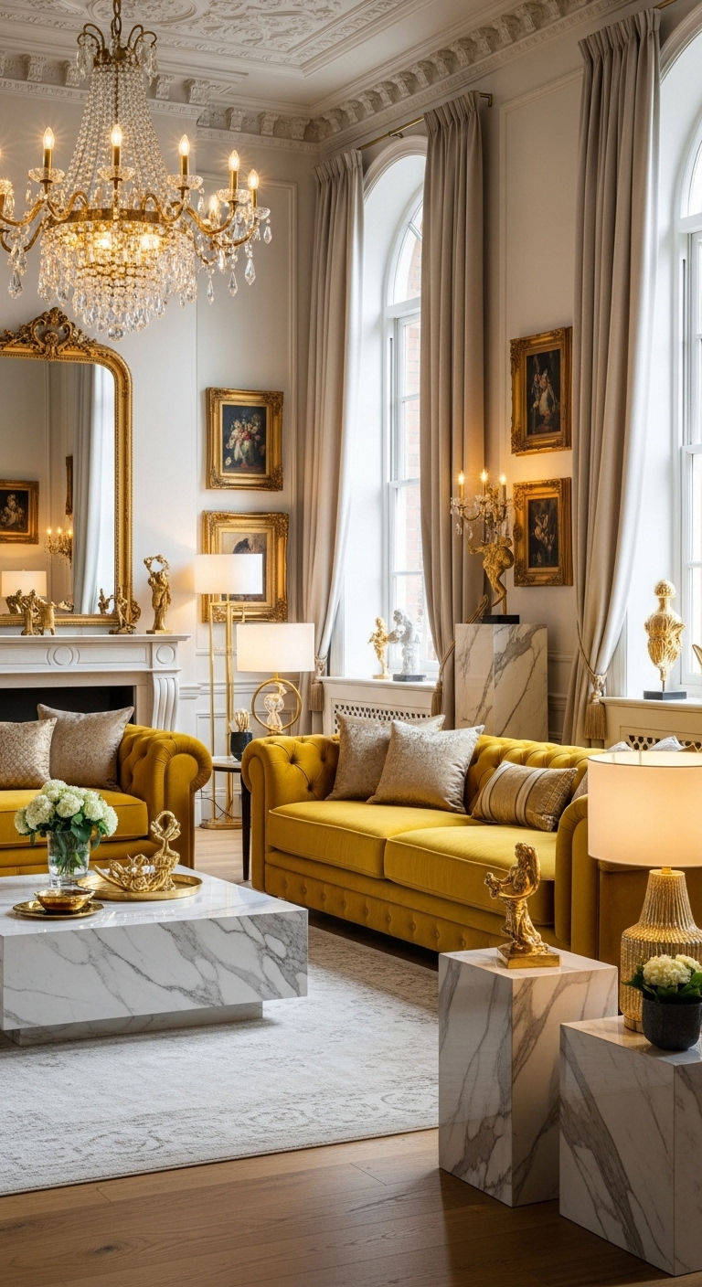 19. Luxe Yellow Velvet