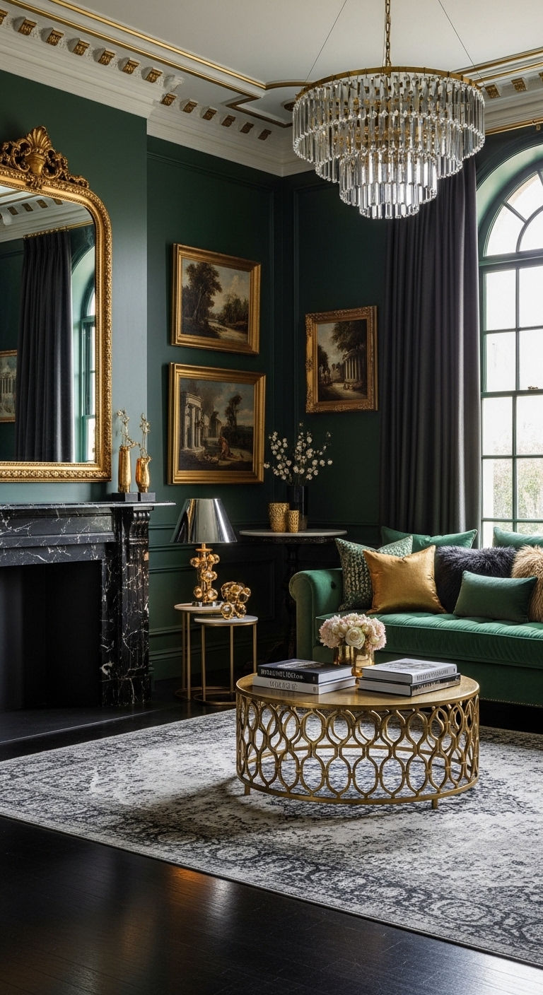 5. Luxury Velvet Daybed Statement