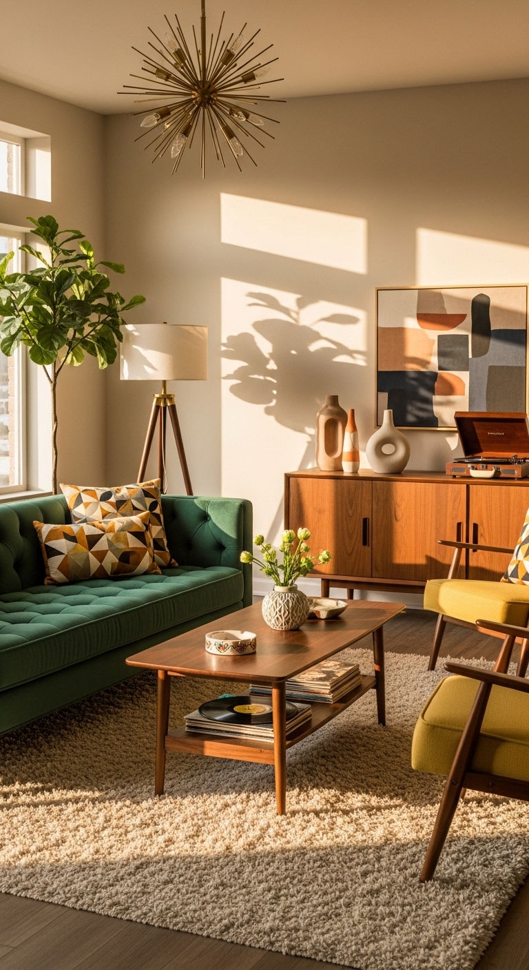9. Mid-Century Emerald Charm