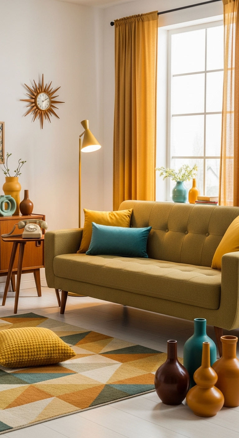 11. Mid-Century Khaki Charm