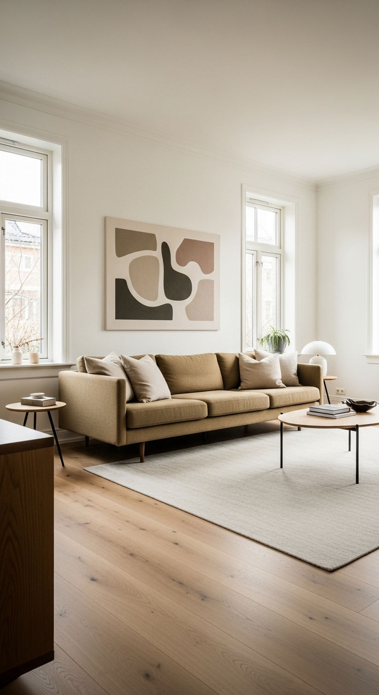 2. Minimalist Khaki Haven