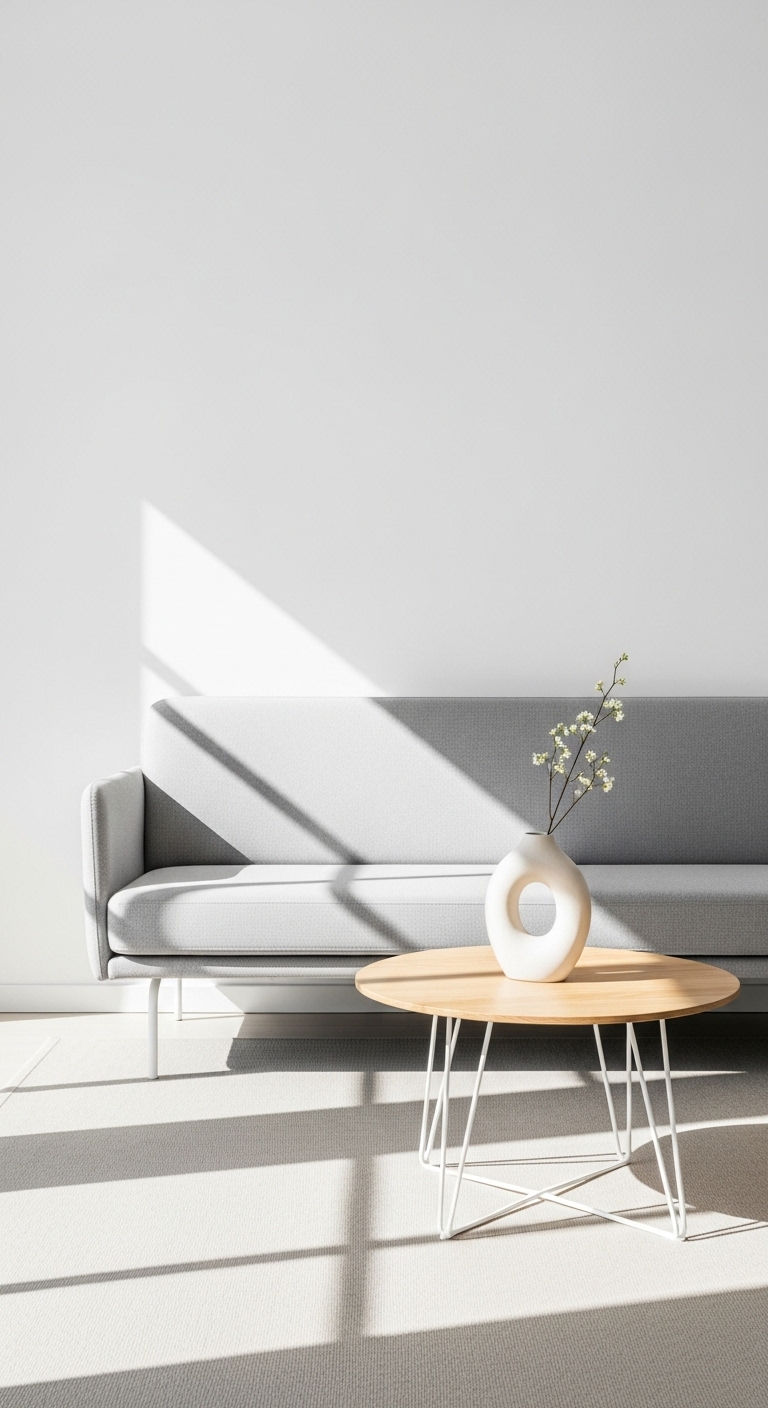 4. Minimalist White Serenity