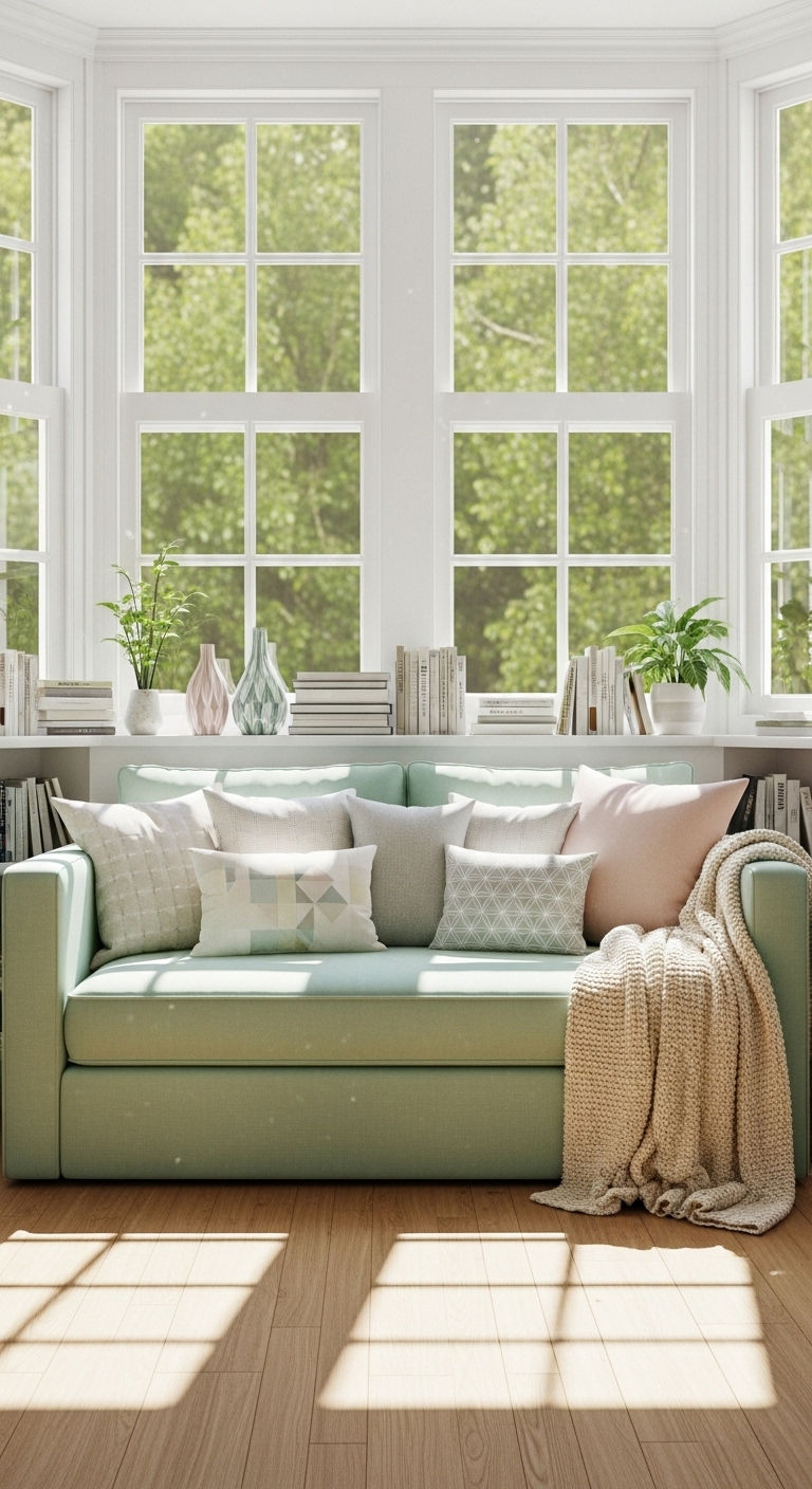 16. Mint Window Nook